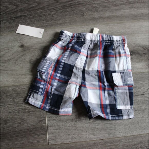 Kids Headquarters Infant/Toddler Pull on Plaid Shorts-Blue-Size 12M-NWT - Picture 5 of 5